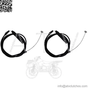 (Pack of 2) Deck Engagement Clutch Cable for AYP Roper 532408319, 408319 Mower