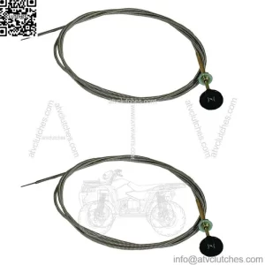 (2) 8 FOOT FT. UNIVERSAL CARBURETOR CHOKE CONTROL CABLES for 60122 Lawn Tractor