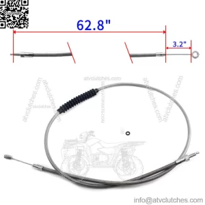 Braided Clutch Cable 38667-07 for Harley Touring Electra Road King Street Glide