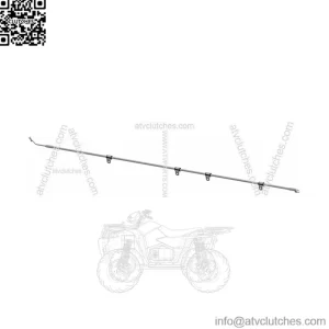 Polaris Ranger Brake Line, Genuine OEM Part 1912823, Qty 1