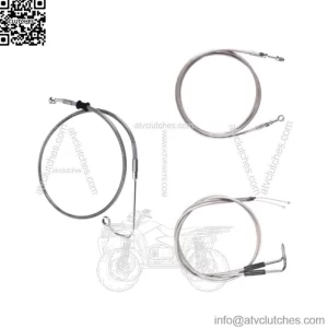 Stainless Cable & Line Bsc Kit 13" Apes 2011-2015 Harley Softail CVO models wABS (For: Harley-Davidson)