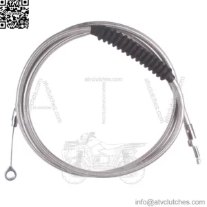 Stainless Braided +6" Clutch Cable 1996-2006 Harley-Davidson Touring models (For: Harley-Davidson)