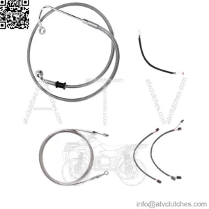 Stainless Complete Line Kit 20" Apes 2016-2017 Harley Softail Breakout CVO w/ABS (For: Harley-Davidson)