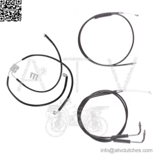Black +6" Cable & Brake Line Bsc DD Kit 2012-2017 Harley-Davidson Dyna w/ABS (For: Harley-Davidson)