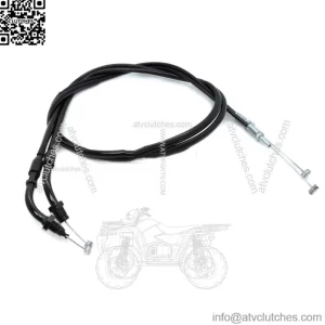 Throttle Cable Push & Pull for Honda Super Hawk 1000 VTR1000F 1998-2005 (For: Honda)