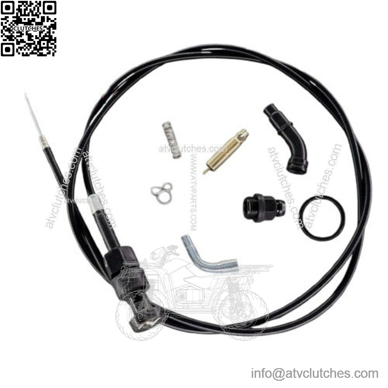 Choke Cable & Carburetor Plunger Valve For Honda Foreman 450 TRX450 FE FM ES S
