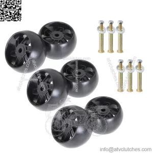 6PK For Husqvarna Deck Wheels&Hardware Kit 589527301 532174873 AYP Sears 174873