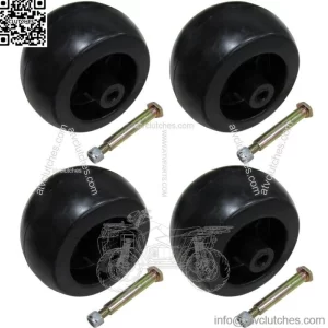 4 Deck Wheels for Craftsman GT5000 GT6000 Fits Cub LT1042 Fits Husqvarna GT2254