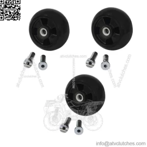 3 Plastic Deck Wheel Kits Fits John Deere F680 F687 F710 F725 F735 AM125172