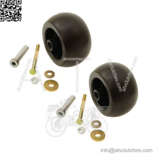 2 pk Deck Wheel Roller w Hardware 103-7263 Fits Exmark Fits Kubota Mower