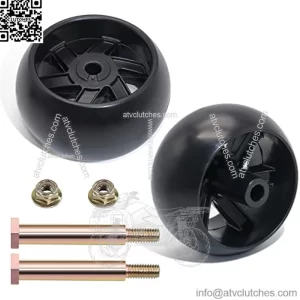 2 Pack Deck Gauge Wheels Kit Fit for Most 42" 46'' 48'' 50" 52'' and 54" Decks Replace for Husqvarna 532174873 589527301 for Cub Cadet 753-04856A for MTD 133957 174873 734-03058, etc