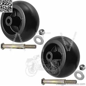 Parts 4 Outdoor Aftermarket Deck Wheels and Kit 2Pk Replacement for Husqvarna Mower 532133957 133957 03471700 03905600