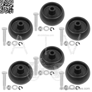 Deck Wheels w/ Hardware Kit for Ferris F50XT F125XT F150XT F200XT F160Z F210Z
