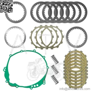 Clutch Friction w Steel Plates and Gasket Springs Kit for Yamaha FJR1300 2016-23
