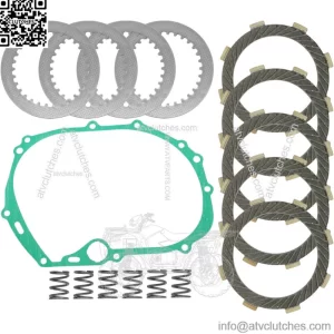 Clutch Friction w/ Steel Plates Springs Gasket  Kit for Kawasaki KLX110L 2010-23