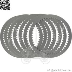 Drag Specialties 9 Replacement Steel Clutch Plates Harley Twin Cam M-Eight M8 (For: Harley-Davidson)