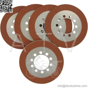 Drag Specialties Organic Clutch Friction Plates Kit 5 Harley Big Twin 37930-68 (For: Harley-Davidson)