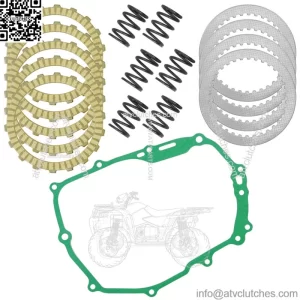 Clutch Friction Plates w/ Springs Gasket Kit for Honda Grom 125 MSX125 2014-2020