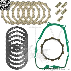 For Yamaha Blaster 200 YFS200 1988-2006 Clutch Friction Steel Plates Spring Kit (For: Yamaha YFS200)