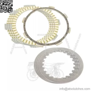 Clutch Friction And Steel Plates for Honda NX125 1988 1989 1990