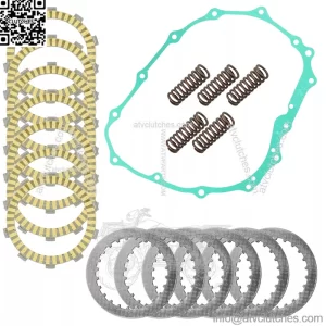 Clutch Plates Kit for Honda Sportrax 400 TRX400EX 1999-2008 / TRX400X 2009-2014