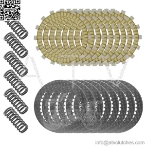 Clutch Friction Steel Plates Springs Kit for Yamaha YZF600R Thundercat 1995-2007
