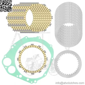 Clutch Friction Steel Plates Gasket for Suzuki GSX-R600 GSX-R600X GSXR600Z 01-05