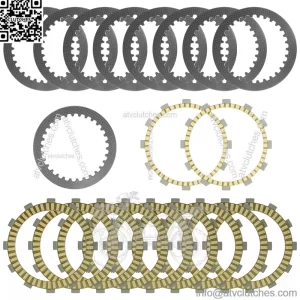 Clutch Friction Steel Plates Kit for Yamaha YXZ1000R EPS SS SE YXZ10YE 2017-2022