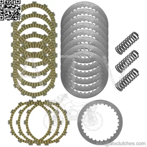 Clutch Friction Steel Plates Springs Kit for Kawasaki Ninja H2 ZX1000 2015-2022