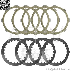 Clutch Friction Plates Kit for Yamaha YZ80 DT100 MX100 RT100 TTR125 1974-2024