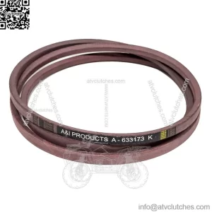 Belt Compatible with Exmark 1-633173 633173 Lazer Z Tracer Turf Ranger