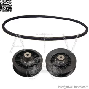 Traction Drive Belt w/2 Pulleys Fits John Deere X300 X300R X304 X305R X310