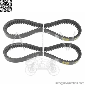 2pcs DRIVE BELT For Comet 203590 TAV2 Manco 9655&9659 30 Series Go Kart