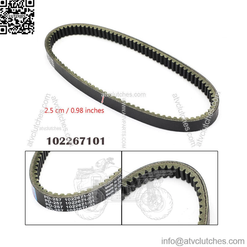 Drive Transmission Belt fit for Club Car XRT1200 XRT1200SE Pioneer 1200 1200SE