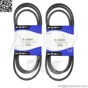 (2) Belt Fits Husqvarna 532 13 09-69 532130969 (1/2"x92")