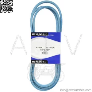 1/2" X 107" Blue V-Belt Made With Aramid A-604935 A-7079182 Fits Bush Hog