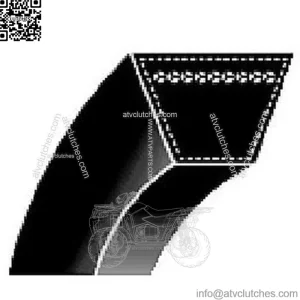 TCU12440 Replacement V-Belt Fits John Deere Riding Mower Models: 1420 1435 1445