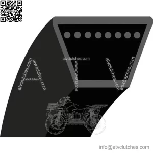 Husqvarna rubber wedge belt for mowers ?C Jonsered models lt130 & hflt130 a ?C (13 CH 36") ?C (section: 1/2", L: 78 1/2)-N ?? Origin: 532131264