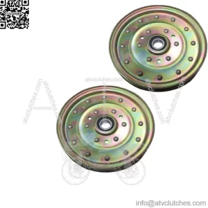 2 Pack Flat Idler Pulley Fits Exmark Lazer Z Fits Toro Master 1-633109 52 60 72"