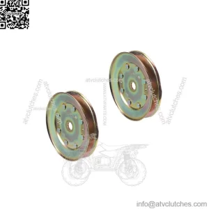 2 Craftsman 42" 50" 54" Mower Deck Mandrel Pulley 173436 153535 532153535 129861