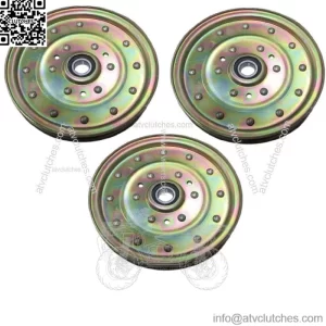 3 Idler Pulleys Fits Exmark Fits Toro 126-7685 1-633109 116-4667 Fits Husqvarna
