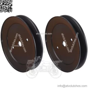 2 Pcs 195945 197473 532195945 Spindle Pulley 6-1/4 OD