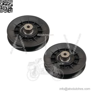 2 V-Idler Pulleys AM134502 Fits John Deere Models: X300 X300R X304 X305R X310 ++