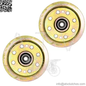 Heavy Duty Flat Idler for YTH2348 Z254 MZ6128 MZ61 MZ52 MZT61 2-Pack
