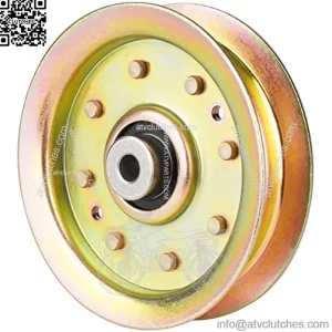 Flat Idler Pulley Replaces for Husqvarna AYP 175820 532175820 596481401 Kees 107620 CT126 GTH2548 GTH2654 LT126 YTH2448,1 Pack