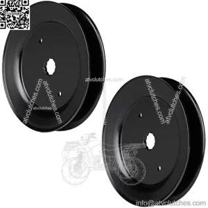 Deck Spindle Pulley Replaces for AYP Husqvarna Dixon 129206 153532 173435 532173435,AYP Poulan Husqvarna 2348LS 2748GLS GTH2648 GTH264 LT120 LT141,2 Pack