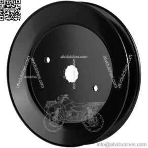 Spindle Pulley for Craftsman Mower - 153535 Mower Deck Pulley Fit for Craftsman LT1000 LT2000 Husq Z254 2548 Poulan Pro Sears Riding Lawn Mower Tractor with 42" 48" 54" Deck, Replace 173436 129861