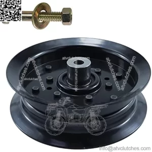 196106 Idler Pulley Replaces Husqvarna 532196106 Husqvarna Idler Pulley 532196106 Pulley, Craftsman 196106 Pulley 197379 Idler Pulley, 532197379 for Husqvarna z254, RZ5424, YTH2348 Ride Mowers