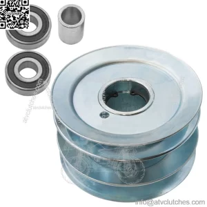 48" Deck Double Pulley Assembly for Cub Cadet 2518-48 GT2186-48 GT2521-48 301