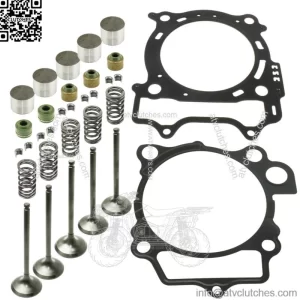 Cylinder Intake Exhaust Valve Gasket Kit for Yamaha YFZ450R YFZ450X 2009-2013